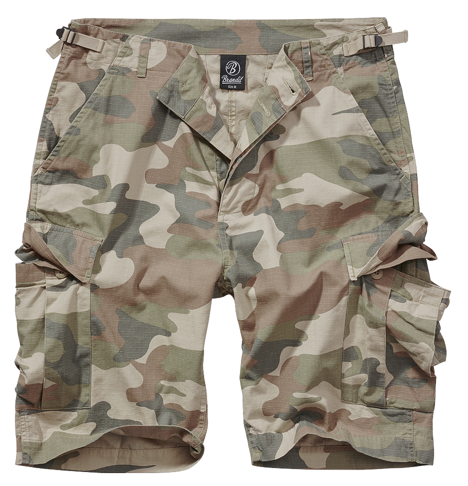 Brandit BDU Ripstop - Shortsit, light woodland