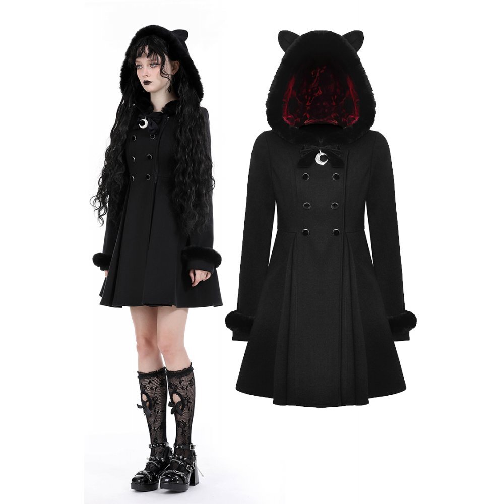 Dark In Love Cat Ear - Long Coat