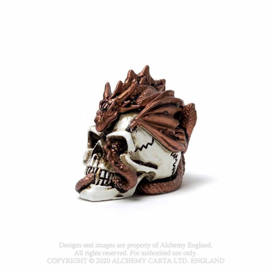 Alchemy Gothic Dragon Keeppers Skull - Miniature Decoration