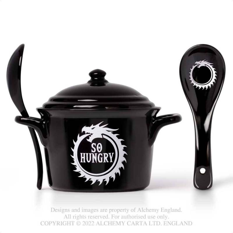 Alchemy Gothic So Hungry - Bowl & Spoon