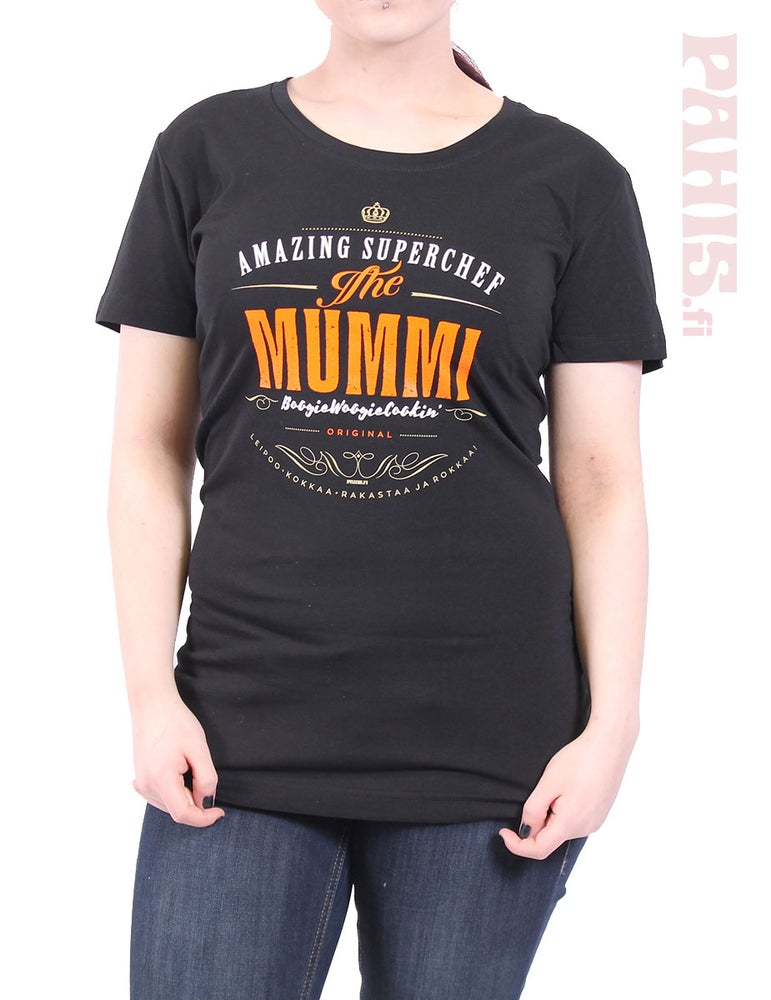 Mit&auml; lahjaksi mummolle? Persoonallinen t-paita netist&auml;.