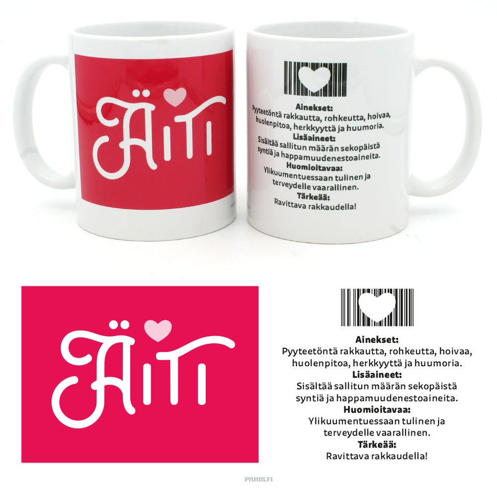 &Auml;itienp&auml;iv&auml;lahja muki ainutlaatuiselle &auml;idille