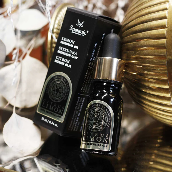 Spatanic Lemon Essential Oil 10 ml with pipette cap