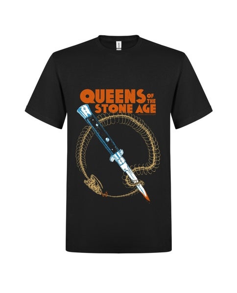 Queen Of The Stone Age: Snake Skeleton - T-shirt